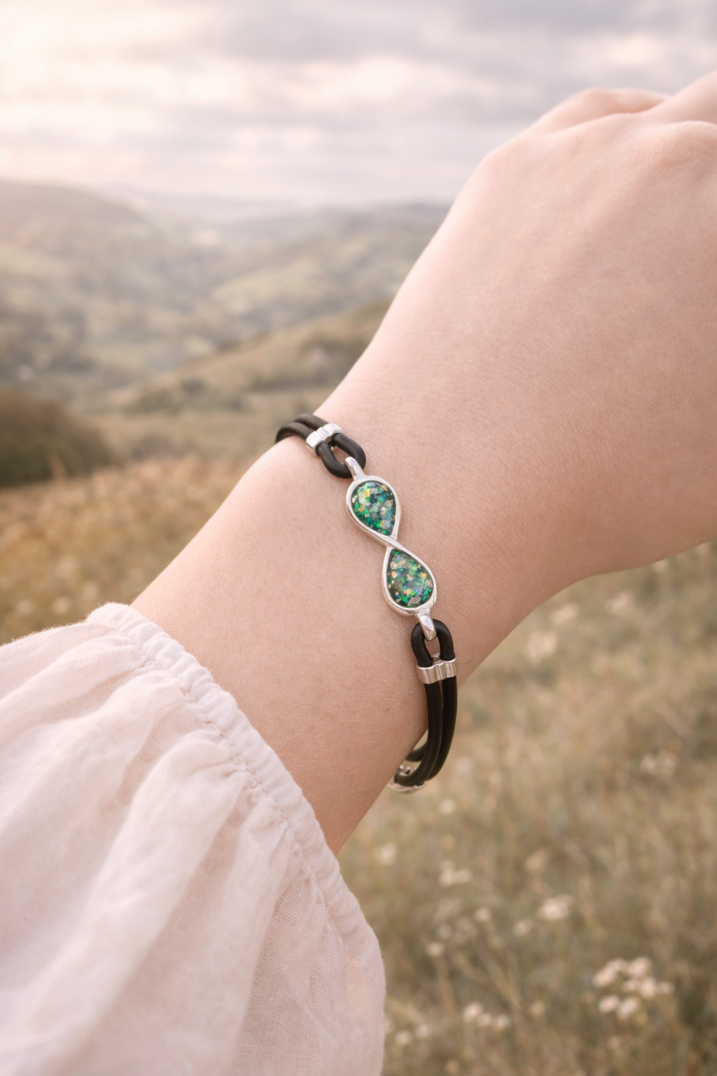 Sterling Silver Infinity Bracelet