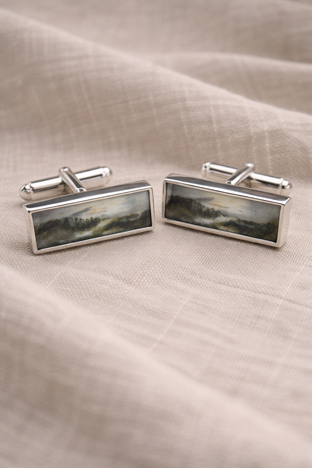 Ridge - Sterling Silver Cufflinks
