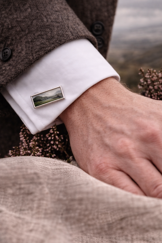 Ridge - Sterling Silver Cufflinks