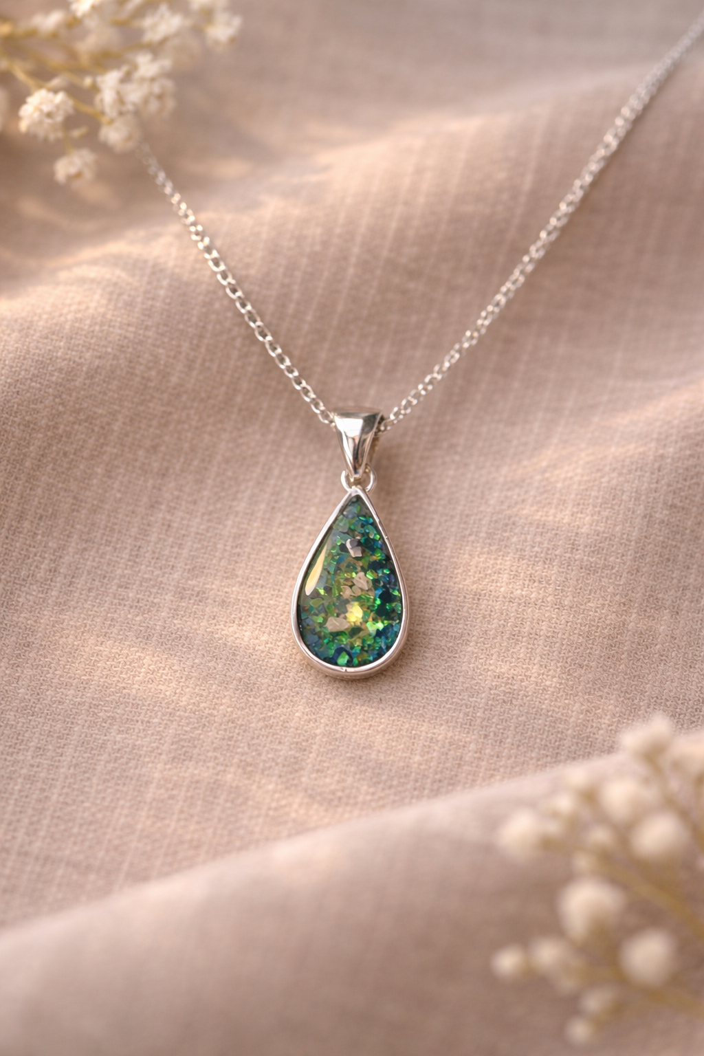 Sterling Silver Tear Drop Pendant